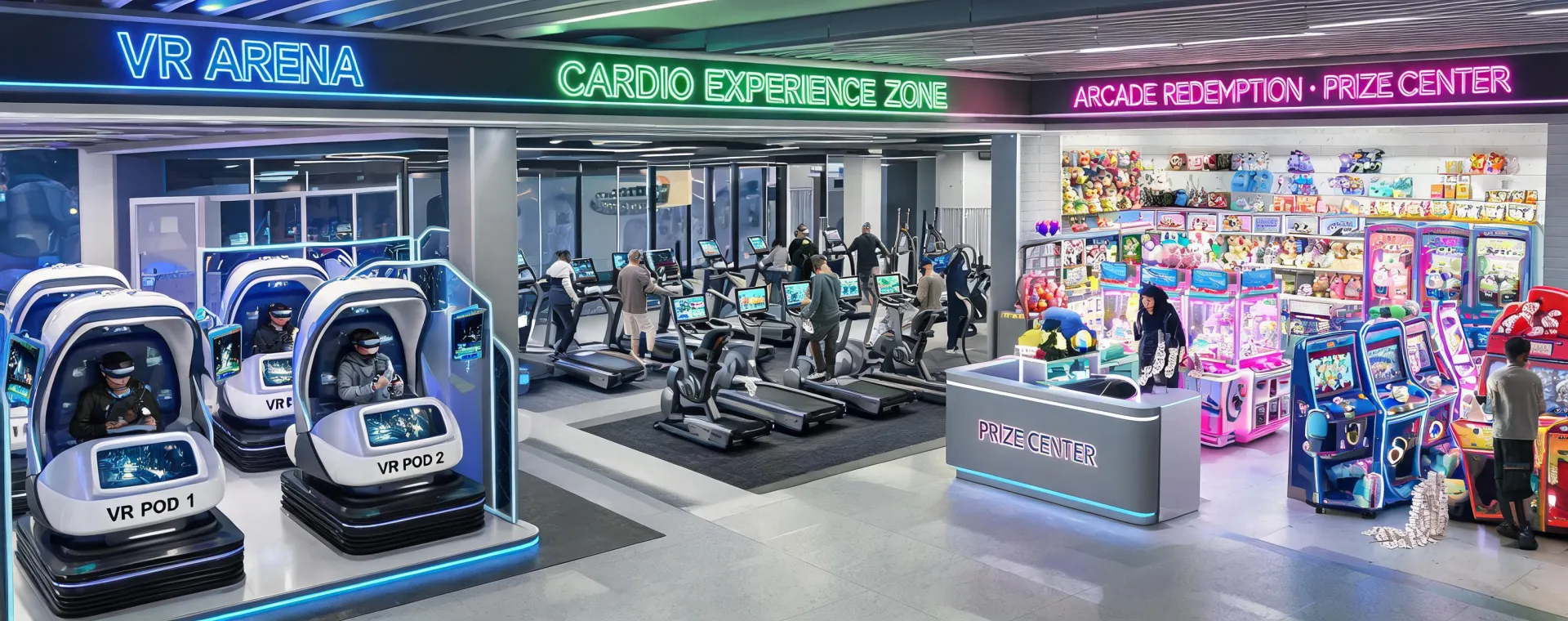 Commercial immersive facility showcase