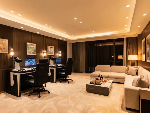 Hospitality entertainment room