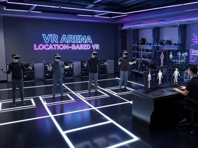 VR arcade floor